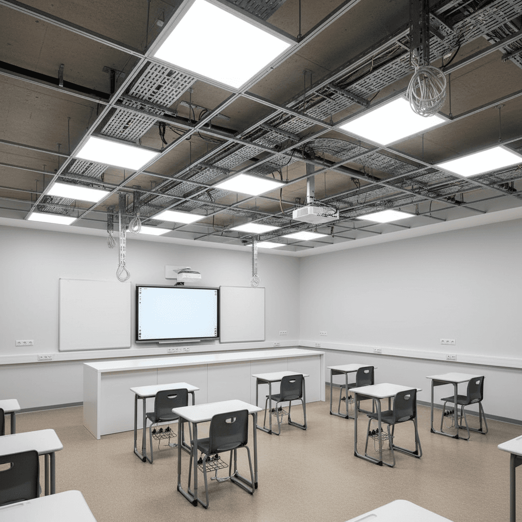 School electrical installation project