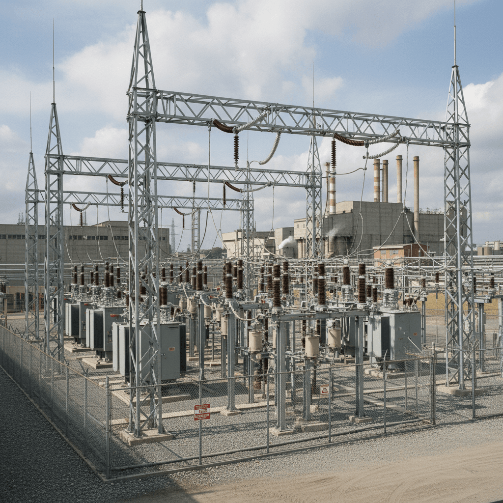 MV distribution system installation