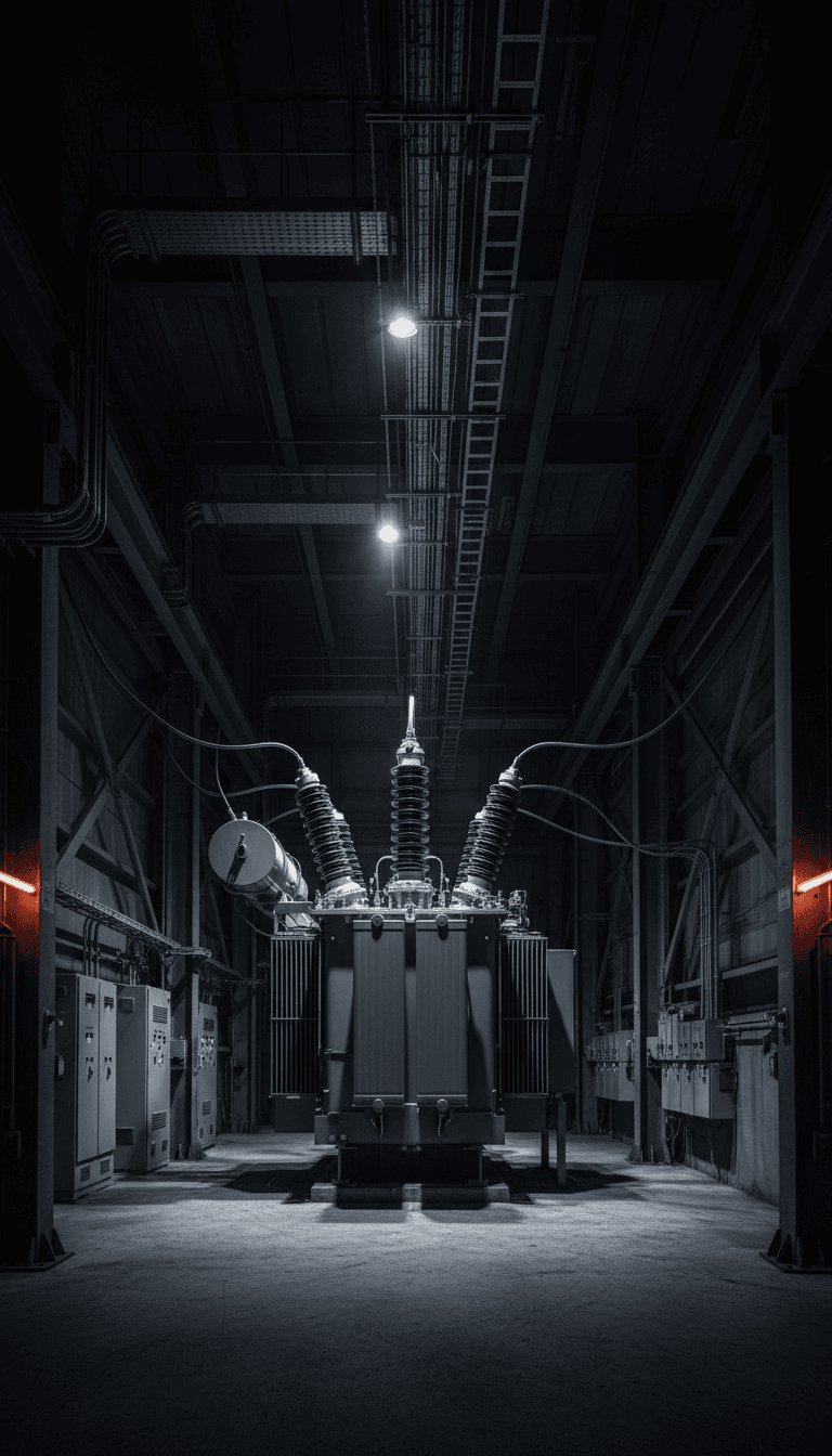 Factory electrical infrastructure and transformer system