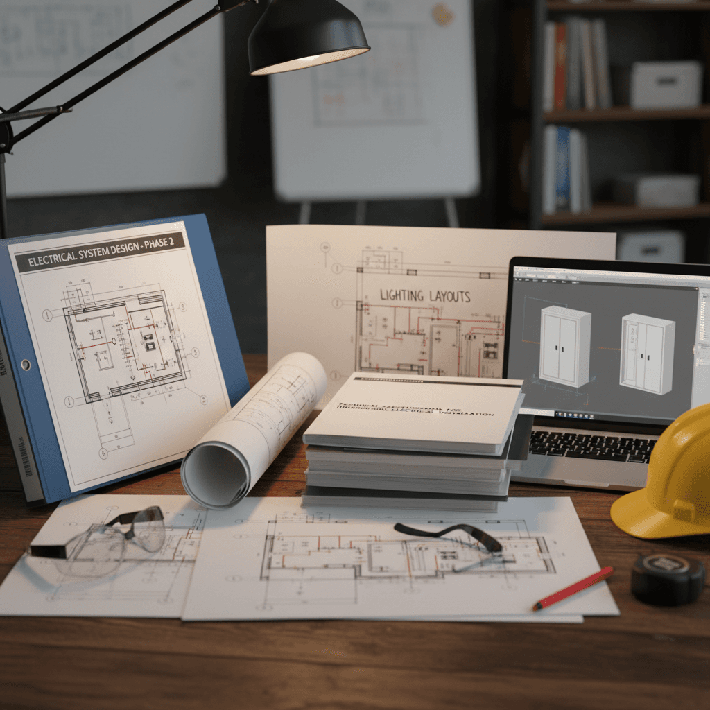 Electrical technical drawings and schematics