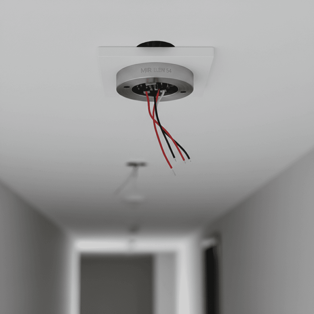 Fire detection system installation in commercial building in Çanakkale