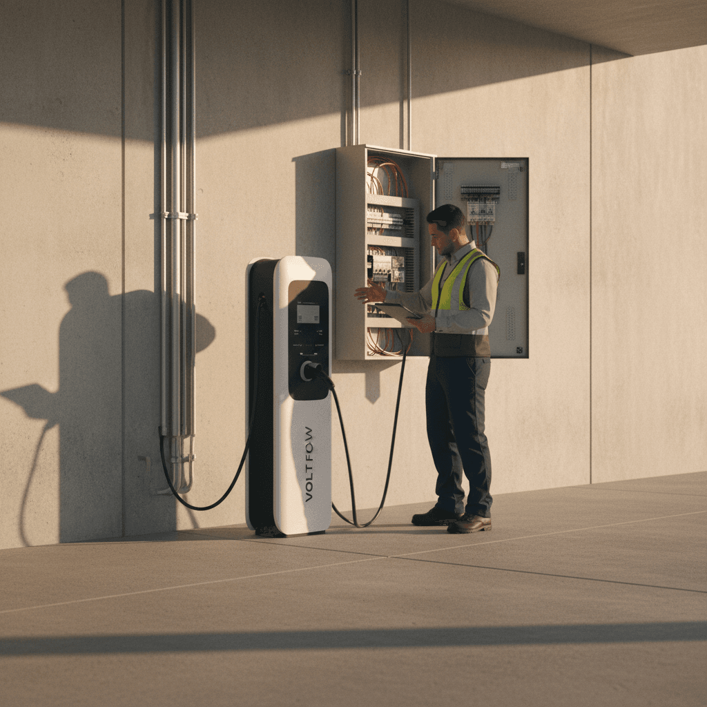 EV charging station and capacity upgrade
